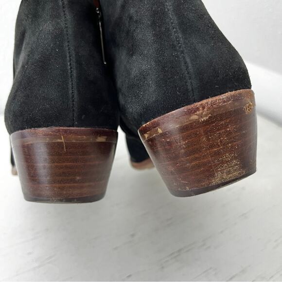 Sam Edelman Petty black suede ankle bootie size 7.5 - Picture 10 of 11